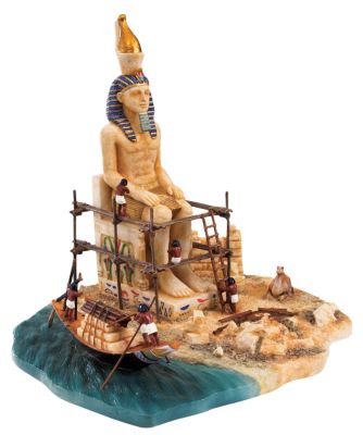 Construction of Ramses Diorama Sculpture