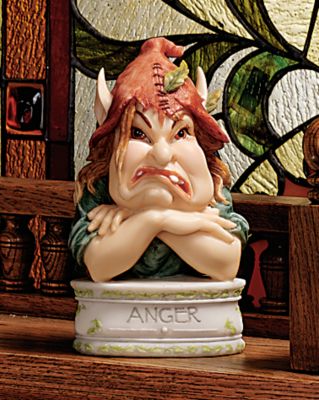 The Seven Sins: Anger Sculpture