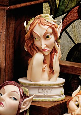 The Seven Sins: Envy Sculpture