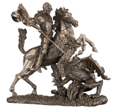 St George Slaying the Dragon Sculpture