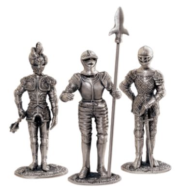 Battle of San Lorenzo - Complete Set of Three Standing Knights