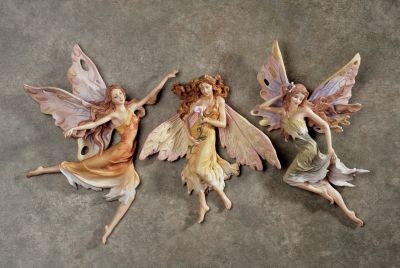 Fairies of Virtue Wall Sculptures