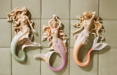 Sirens of the Sea Wall Sculptures<br>(Set Includes: Harmony, Grace & Charm)
