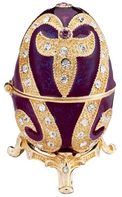 Faberge-style Krashesky Enameled Valya Egg