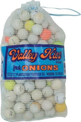 PROFESSIONAL GOLF Onion Bag Golf Balls