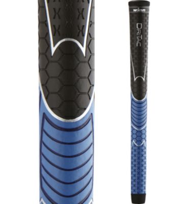 WINN Dri-Tac Midsize Black/Blue Grip (+1/16