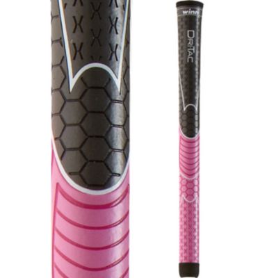 WINN Ladies Dri-Tac Gray/Pink Undersize .580 Grip (-1/16
