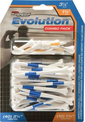 PRIDE GOLF TEE CO Evolution Combo Pack 40 3-1/4
