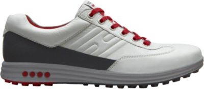 ECCO Men's Street Evo One Spikeless Golf Shoes - White/Dark Shadow