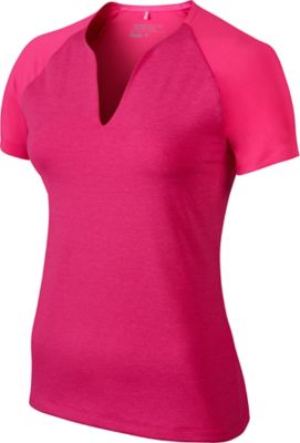 NIKE Women's Golf Tour Mesh Short Sleeve Top