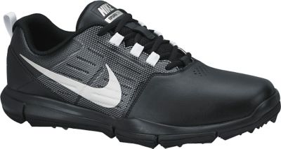 NIKE Men's Explorer Spikeless Golf Shoes - Black/Metallic Silver/Cool Grey