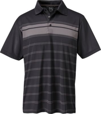 SNAKE EYES Men's Dry-18 Engineered Stripe Short Sleeve Polo