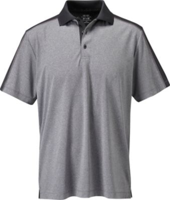 SNAKE EYES Men's Tour Select Heathered Short Sleeve Polo