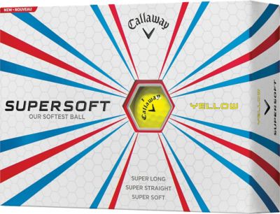 CALLAWAY Supersoft Yellow Golf Balls