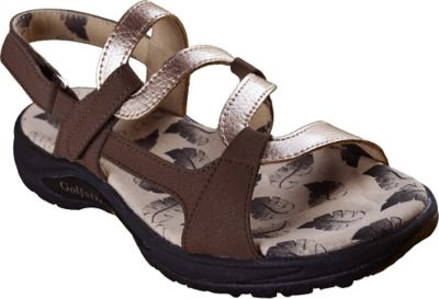 GOLFSTREAM SHOES Women's Glitter/Crystal Spiked Sandal Brown/Copper