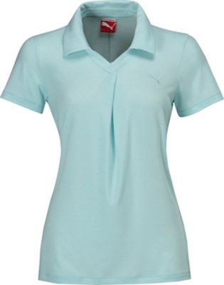 PUMA Women's Pleat Short Sleeve Polo