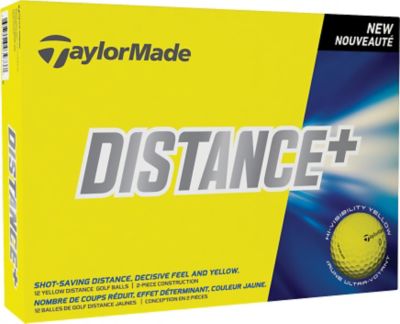 TAYLORMADE Distance+ Yellow Golf Balls