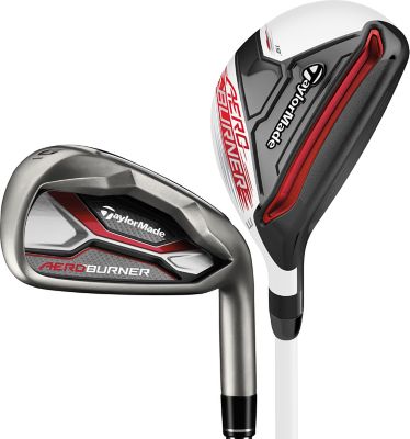 TaylorMade AeroBurner 3H, 4H, 5-PW Combo Iron Set with Steel Shafts