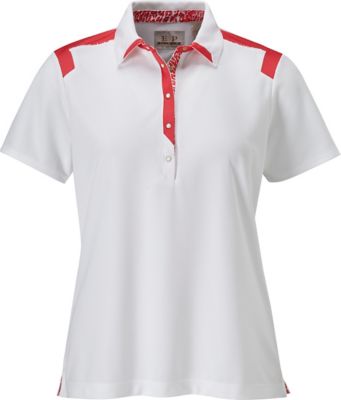 EP Pro Women's Snap Placket Short Sleeve Polo