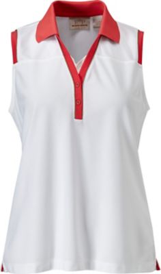 EP PRO Women's Snap Placket Sleeveless Polo