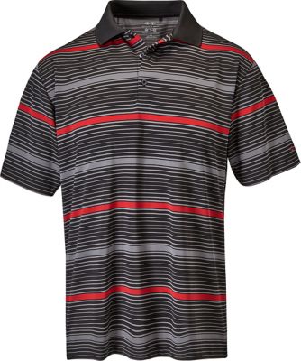 Snake Eyes Men's Dry-18 Bold Stripe Short Sleeve Polo