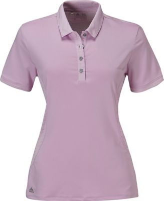 adidas Women's Texture Mix Short Sleeve Polo