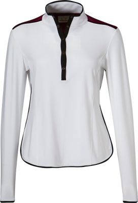 EP Pro Women's Snap Placket Long Sleeve Mock