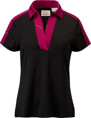 EP Pro Women's Jersey Colour Block Short Sleeve Polo