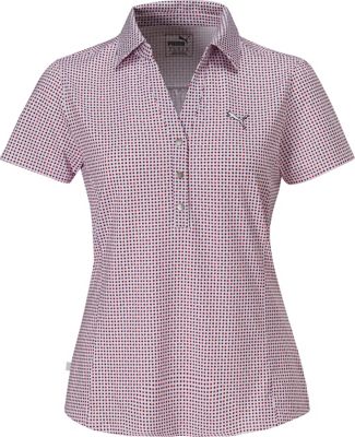 PUMA Women's Snap Short Sleeve Polo