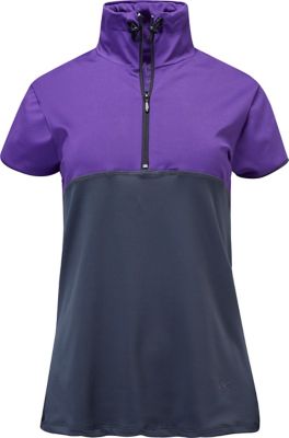VK Sport Women's Zip Front Short Sleeve Polo