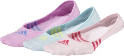 ADIDAS Women's Climacool 3-Stripes No Show 3-Pack Socks