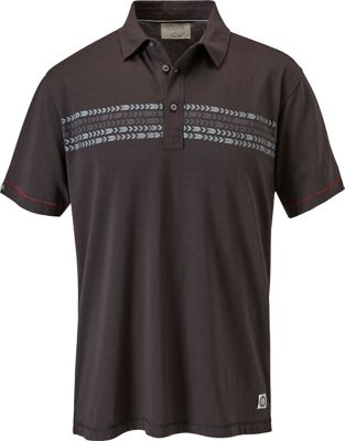 LinkSoul Men's Herringbone Short Sleeve Polo