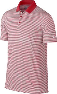 NIKE Men's Seasonal Victory Mini Stripe Short Sleeve Polo