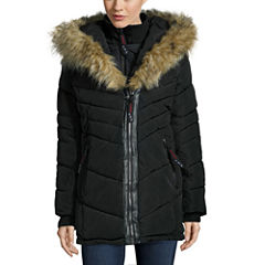 Faux Fur Trim Coats & Jackets for Women - JCPenney