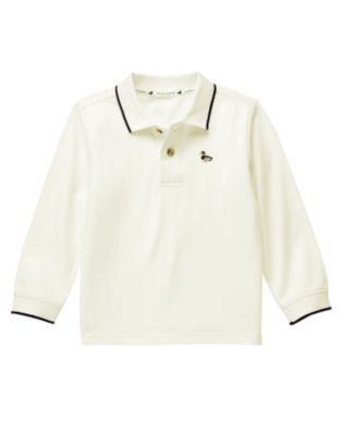 Tipped Knit Polo Shirt