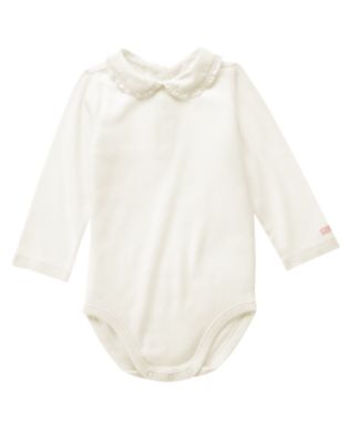 Ruffle Collar Bodysuit