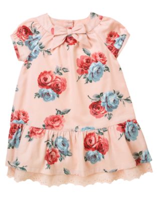 Floral Eyelet Dress