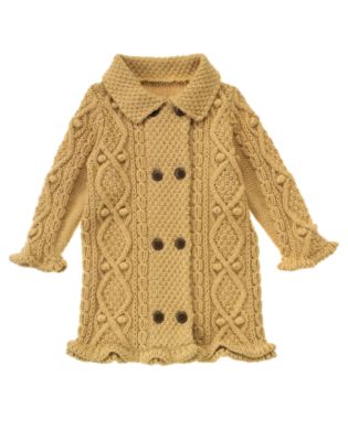 Cable Sweater Coat