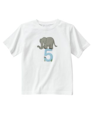 5th Birthday Elephant Tee