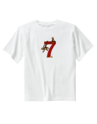 7th Birthday Monkey Tee