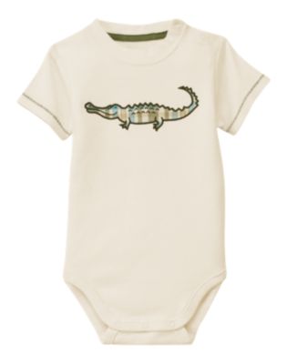 Crocodile Appliqu&eacute; Bodysuit