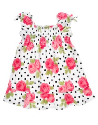 Rose Dot Swim Cover-Up
