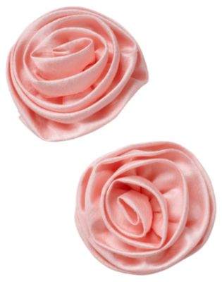 Silk Rosette Barrette Two-Pack