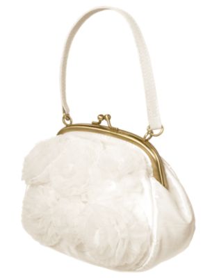 Tulle Rosette Silk Purse