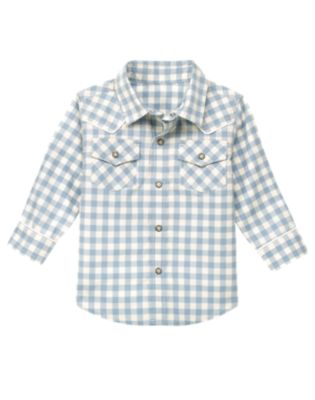 Gingham Western Shirt