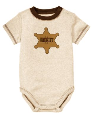 Sheriff Heathered Bodysuit