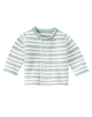 Stripe Sweater Cardigan