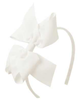 Ivory Bow Headband