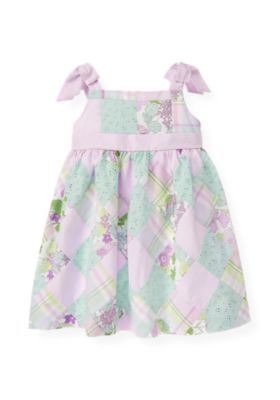 Patchwork Eyelet Dress
