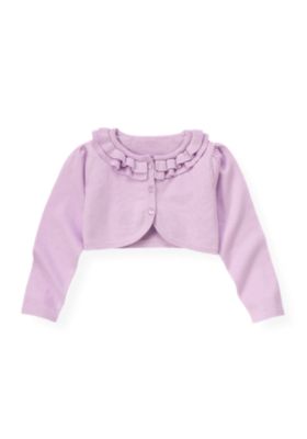Ruffle Crop Cardigan